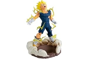 Banpresto Action Figure Majin Vegeta Dragon Ball Z - History Box 14 cm - Multicolore BP29199P - Figura da collezione - Ottimo per i fan degli anime