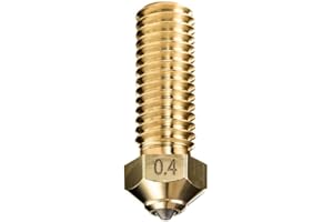 DUROZZLE Volcano ugello in carburo di tungsteno 0,4 mm per stampante 3D Anycubic Vyper/Kobra Max/Kobra Plus, Artillery Sidewinder X2, Flsun V400 / Super Racer, alta conducibilità termica e resistenza