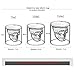 Produktbild Creative One Skull Cup, doppeltem transparent Skelett Pirat Glas für Bier/Cocktail Glas/Wodka Glas/Wein Glas..., glas, weiß, M L