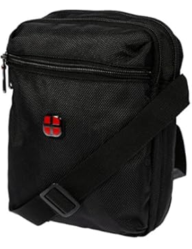 Christian Wippermann kleine Umhängetasche Crossover schwarz unisex