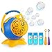 Produktbild apiker Bubble Machine (Netzbetrieb oder Batterien) - automatische Blasenblasmaschine für Kinderpartys, Hochzeit, tragbarer Griff für drinnen und draußen