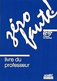 Image de Zéro faute, niveau 1, professeur, édition 1991