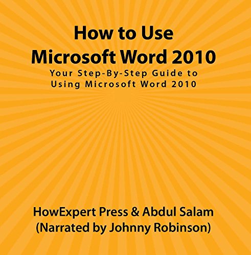 Price comparison product image How to Use Microsoft Word 2010