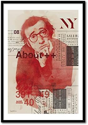 cuadriman Design Table Woody Allen, Wood, Cauldron and Grey, 92 x 62 cm
