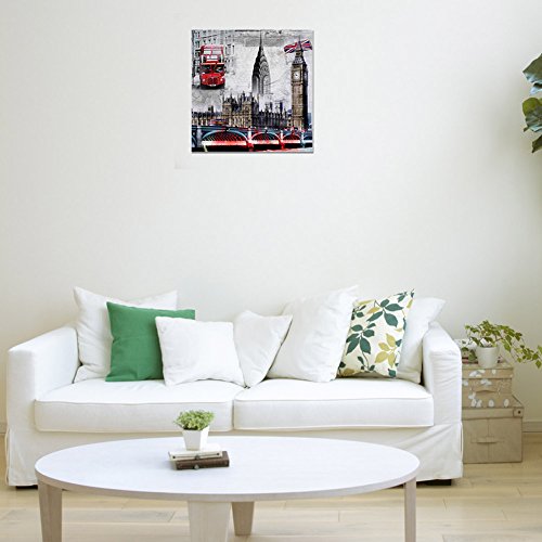 DIY 5D London Scenery Diamond Painting Cross-Stitch for Entrance Living Room Bedroom - 3