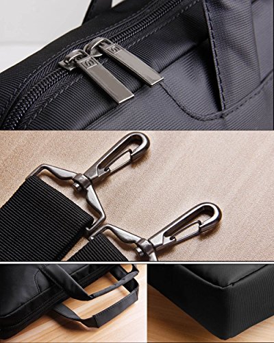 ShengTS 17 3-Zoll-Laptop-Tasche aus Nylon wasserdichte Einzel-Schulter Griff Notebook Tasche aus Nylon wasserdicht mit Sto  fest bis zu 17-Zoll-Gaming