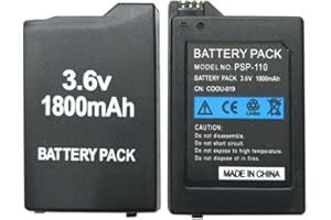 GENÉRICO BATERIA COMPATIBLE PARA PSP 1000 1004 FAT GORDA 1800 mAh BATTERY 1001 1002 1003