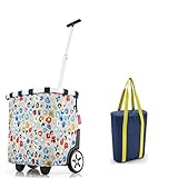 reisenthel ersatzteile carrycruiser haken  Perfektes reisenthel Einkaufs-Taschen-Set 2tlg. reisenthel carrycruiser/Einkaufstrolley und Gratis reisenthel Isotasche/thermoshopper in Trendigen Designs (millfleurs)