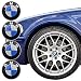 Produktbild DigHealth 4 Nabenkappen mit BMW-Logo, 68 mm Durchmesser Radkappen, Nabendeckel BMW 68mm für Alufelgen
