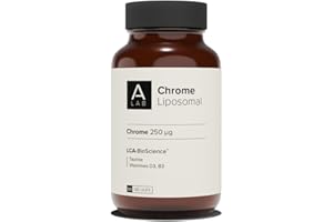 A-LAB Chrome Liposomal 250 µg - Régule La Glycémie, Coupe Faim - Avec Taurine, Vitamine D3 et B3 - Assimilation Renforcée - 60 Jours