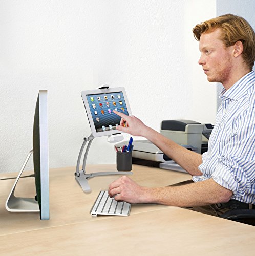 2-in-1-Küchenhalterung von CTA Digital für iPad Air / iPad mini / Surface / 7”–12″ Tablets (PAD-KMS) - 6