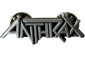 ROCK OFF OFFICIALLY LICENSED PRODUCTS Anthrax Band Logo Pin Badge One Size