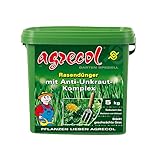 5 kg hochk onzentrierter minerales abono para césped con Herbicida integrado suficiente para 250 m²