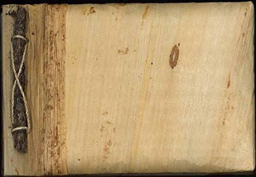 Notebook Made from Natural Materials, Dried Banana Leaves, Twigs and Handmade Paper Handcrafted Notebook