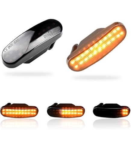 LED Luci Laterali Indicatori Di Direzione Canbus Per Fiat - 2 Pezzi, 18 LED 2835 SMD, Senza Errori Per Doblo, Panda, Punto, Ecc.
