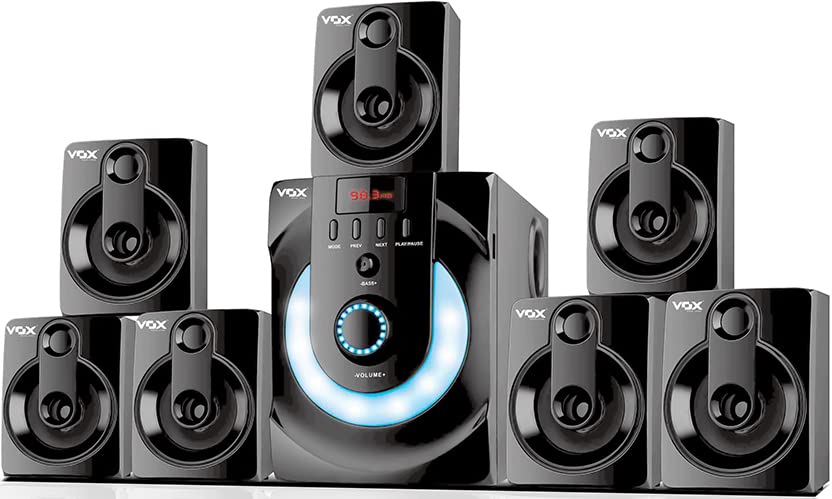 IKALL Vox V7171 Home Theater 7.1 Speaker System Review: Powerful BT, Aux, USB, FM Connectivity