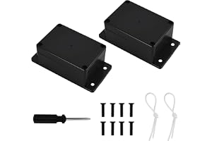 Kopplingsbox IP65-fodral, kabelskarvning elektroniskt fodral 100 x 68 x 50 mm, plast elektronisk projektlåda med fast öra