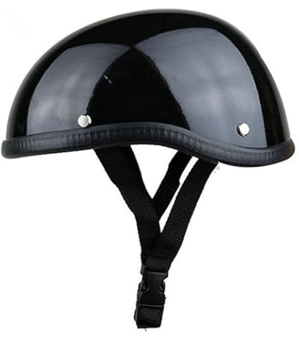 Duitse Stijl Motorfiets Vintage Helm Bluetooth Open Gezicht Retro Halve Helmen Met Dubbel Vizier 3/4 Jet Motorhelm Schedelkap Bromfiets ECE Goedgekeurd Voor Volwassenen Heren Dames 3,L:59-60CM
