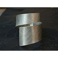 Spiralring Silber eismatt