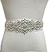 Produktbild ShinyBeauty Gürtel Accessoires Kristallglas Blume Gürtel Eleganz Rhinestone Applique Schärpe für Brautkleid /Bridesmaid Kleid Hochzeit RA109