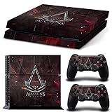 Neu und Original Verpackt THTB Playstation 4 + 2 Controller Aufkleber Schutzfolie Set - Assassins Creed III (1) /PS4