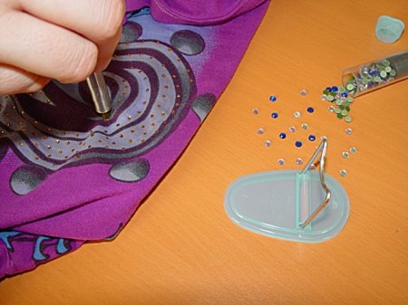 Strass-Steine-Applikator zum Verzieren von Textilien, Holz, Leder - 4