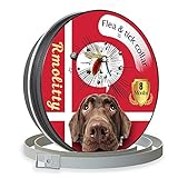 Súper efectivo: este collar antiparasitario puede funcionar tanto como las gotas y las píldoras. Mata pulgas, piojos, garrapatas, ácaros, mosquitos de inmediato. ¡Utilizando un proceso de liberación lenta de ingredientes activos, que hará que el efecto collar antiparasitario dure más de 8 meses!