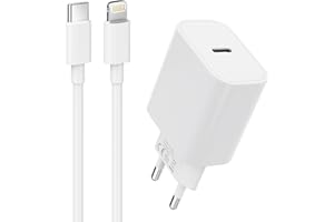 VINFFS iPhone Ladegerät und Ladekabel Schnellladekabel, MFi Zertifiziert für iPhone 14 Plus/13/12/11 Pro Max XR SE xs 8 iPad mini USB C Power Adapter Schnellladegerät iPhone Lightning Kabel Netzteil