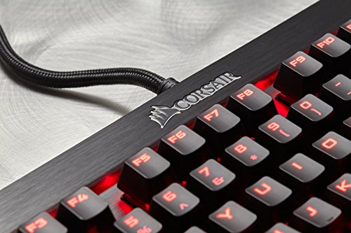 Corsair K70 LUX - Teclado mec  nico Gaming  Retroiluminaci  n LED roja  QWERTY Espa  ol   Azul  Cherry MX Blue   -  QWERTY espa  ol 