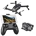Produktbild Simulus Quadcopter: Faltbarer FPV-Mini-Quadrocopter mit HD-Cam, WLAN & App, 2,4 GHz, 50 m (Drohne mit Kamera)