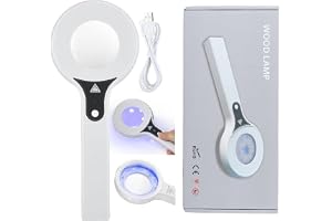 BäRbar Woods-Lampa, Hudanalysator Professionell FöRstoringsanalysmaskin FöR Huddiagnostik, Huddiagnostiklampa FöR HushåLl, Visuell LinsföRstoring: 3 GåNger, Enknappsdrift