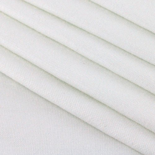 Bündchenstoff 150 cm Breit Große Farbauswahl Feinstrickbündchen ( 50 cm, Weiß ) - 5