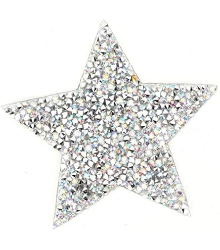 SEWOART Toppa Termoadesiva Fiocco e Strass Colorati per