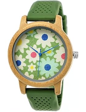 Handgefertigte Holzwerk Germany® Designer Damen-Uhr Öko Natur Holz-Uhr Armband-Uhr Analog Klassisch Quarz-Uhr...