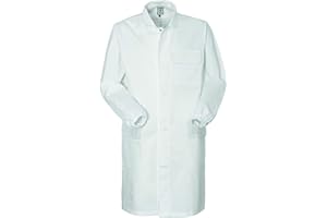 Rossini Trading A6013702L Camice Unisex antiacido, Bianco, L