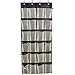 Produktbild Hängeorganizer Schuhe, Over The Door Shoe Organizer 24 Große Netztaschen, Weiß. Multifunktionale Aufbewahrungstasche (Farbe : Schwarz)