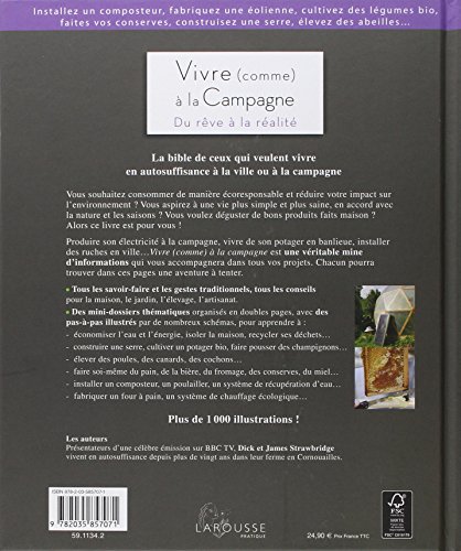 Book's Cover of Vivre (comme) à la campagne