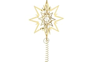 ‎GEORG JENSEN Georg Jensen Christmas Top Star Gold Plated Messing von Fleming Eskilden - groß