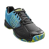 wilson padel pelotas  Wilson KAOS DEVO Clay Court, Zapatillas tenis hombre, ataque, tierra batida, tejido/sintético, azul /negro (Hawaiian Surf/Black/Lime Punch), talla:46