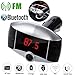 Produktbild AmyGline Bluetooth Car Kit FM Transmitter Wireless LED Touch Multifunktionale Dual USB Ports Autoladegeräte MP3-Player