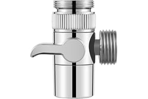 DAZZLUXE 1 valvola di deviazione a tre vie, deviazione esterna, valvola di commutazione a tre vie, parti di ricambio per rubinetto, adattatore per rubinetto