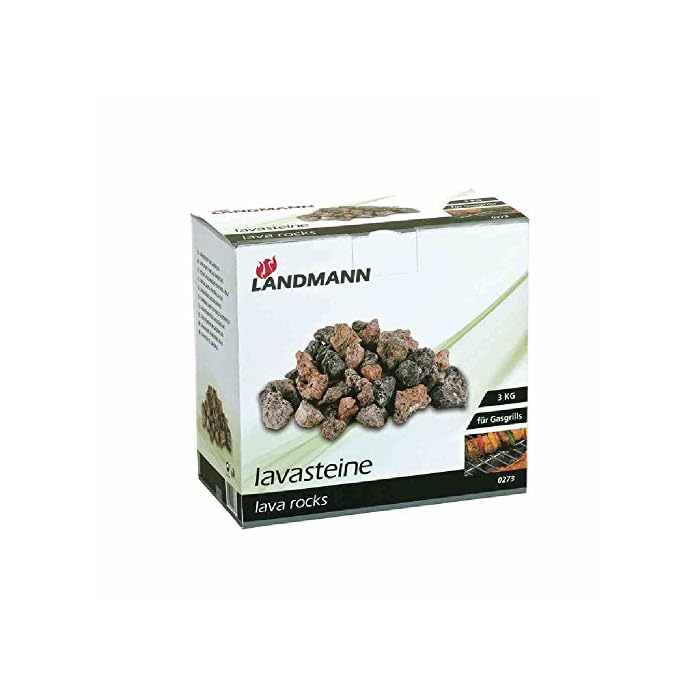 Landmann Lavasteine Schwarz 3 Kg