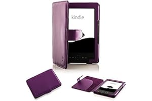Forefront Cases Cover for Amazon Kindle (4th & 5th Generation - 2012 Model) Case Cover Folio Stand - Extra Padded Rugged & Full Device Protection - Purple