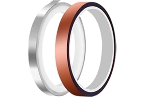 Youmile Pure Nickel Strip Tape 0.15x8mm 5m/16ft 99.6% Pure Nickel Strip pour Batterie au Lithium 18650 avec 8mm 10m/33ft Ruban Résistant à la Chaleur