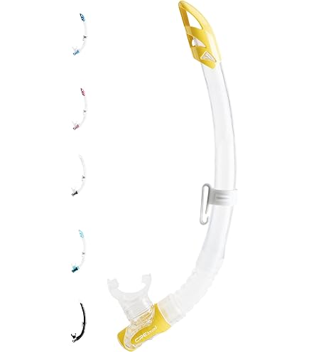 Cressi Mexico Tubo Snorkel - Per Immersioni E Apnea | Boccaglio In Silicone | Paraspruzzi | Idrodinamico - Foto 5