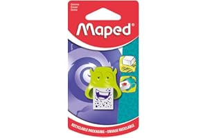Maped Monster 127710 Gumka do Ścierania, Zielony, S