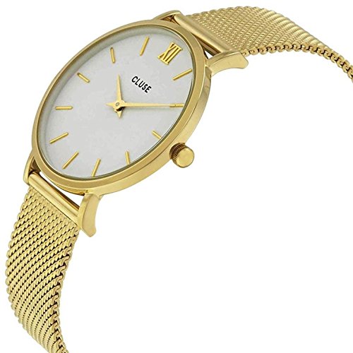 Cluse-Damen-Armbanduhr-Analog-Quarz-Edelstahl-CL30010