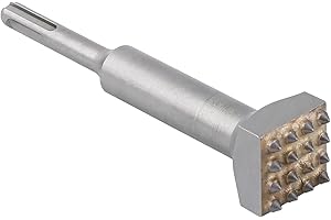 Vearter Martillo eléctrico SDS Plus con vástago redondo de 16 dientes, utilizado para cepillar cemento