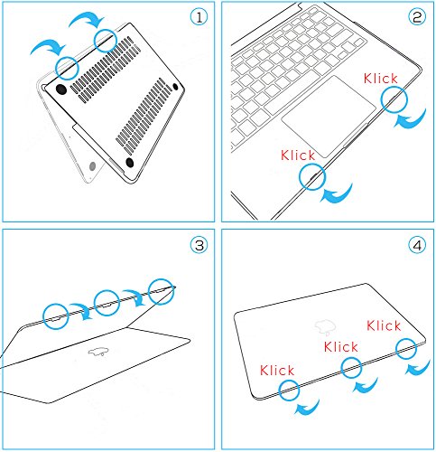 Silmo Ultra Slim H  lle f  r Macbook Pro 13 Zoll  ab Ende 2012 bis Mitte 2016  Modell A1502 A1425   schwarz