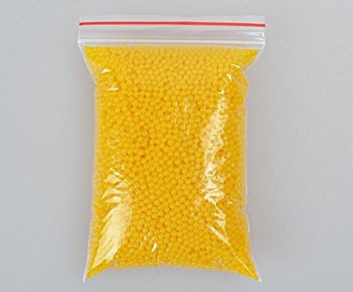 1 Bag approx 10000 pcs Crystal Soil Beads for Floral Planting or Soilless Culture or Vase Filler for Wedding Party Decoration (yellow)